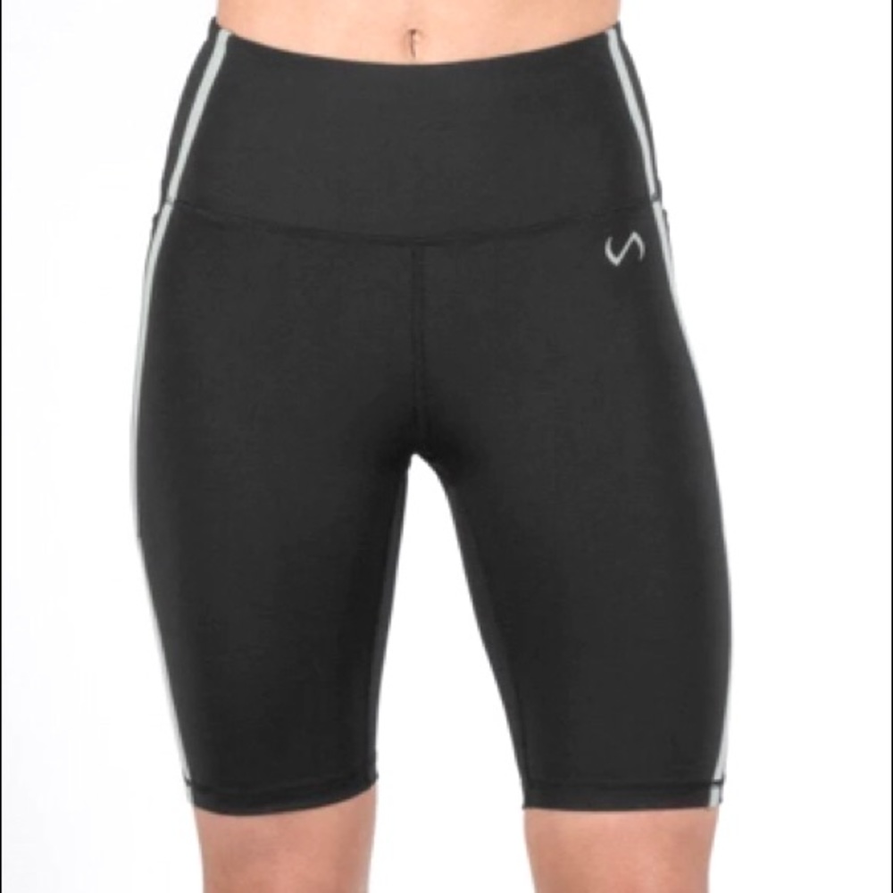 TLF biker short-Green/Black
